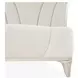 La Marisia Champagne Gold and Tranquil California King Upholstered Panel Bed with USB Charging