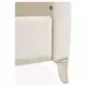 La Marisia Tranquil and Champagne Gold King Upholstered Bed with USB Charging
