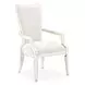 La Marisia Creamy Pearl and Tranquil Dining Arm Chair