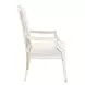 La Marisia Creamy Pearl and Tranquil Dining Arm Chair