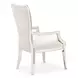 La Marisia Creamy Pearl and Tranquil Dining Arm Chair