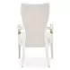 La Marisia Creamy Pearl and Tranquil Dining Arm Chair