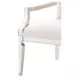 La Marisia Creamy Pearl and Tranquil Dining Arm Chair