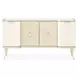 La Marisia Creamy Pearl Sideboard with Adjustable Shelves