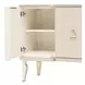 La Marisia Creamy Pearl Sideboard with Adjustable Shelves