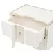 La Marisia Creamy Pearl 2 Drawer Nightstand