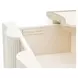La Marisia Creamy Pearl 2 Drawer Nightstand