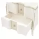 La Marisia Creamy Pearl 2 Drawer Nightstand