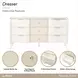 La Marisia Creamy Pearl 9 Drawer Dresser