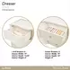 La Marisia Creamy Pearl 9 Drawer Dresser