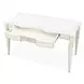 La Marisia Creamy Pearl 1 Drawer Vanity Desk
