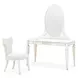 La Marisia Creamy Pearl 1 Drawer Vanity Set