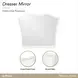 La Marisia Creamy Pearl Dresser Mirror
