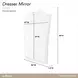 La Marisia Creamy Pearl Dresser Mirror