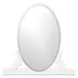 La Marisia Creamy Pearl Oval Vanity Mirror