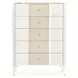 La Marisia Creamy Pearl 5 Drawer Chest