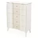 La Marisia Creamy Pearl 5 Drawer Chest