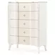 La Marisia Creamy Pearl 5 Drawer Chest