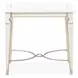 La Marisia Creamy Pearl Rectangular End Table