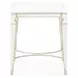 La Marisia Creamy Pearl Rectangular End Table