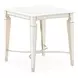 La Marisia Creamy Pearl Rectangular End Table