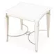 La Marisia Creamy Pearl Rectangular End Table