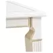 La Marisia Creamy Pearl Rectangular End Table