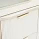 La Marisia Creamy Pearl 2 Door Display Cabinet