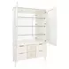 La Marisia Creamy Pearl 2 Door Display Cabinet