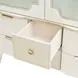 La Marisia Creamy Pearl 2 Door Display Cabinet