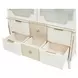 La Marisia Creamy Pearl 2 Door Display Cabinet