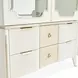 La Marisia Creamy Pearl 2 Door Display Cabinet