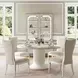 La Marisia Creamy Pearl 2 Door Display Cabinet