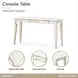La Marisia Creamy Pearl Rectangular Console Table