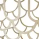 La Marisia Creamy Pearl and Champagne Round Marble End Table