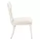 La Marisia Creamy Pearl and Tranquil Vanity Chair