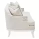 La Marisia Tranquil and Creamy Pearl Chenille 91" Sofa