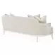 La Marisia Tranquil and Creamy Pearl Chenille 91" Sofa