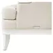 La Marisia Tranquil and Creamy Pearl Chenille 91" Sofa