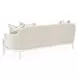 La Marisia Tranquil and Creamy Pearl Chenille 91" Sofa