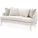 La Marisia Tranquil and Creamy Pearl Chenille 72" Loveseat