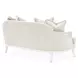 La Marisia Tranquil and Creamy Pearl Chenille 72" Loveseat