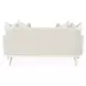 La Marisia Tranquil and Creamy Pearl Chenille 72" Loveseat