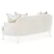 La Marisia Tranquil and Creamy Pearl Chenille 72" Loveseat