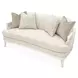 La Marisia Tranquil and Creamy Pearl Chenille 72" Loveseat