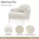 La Marisia Creamy Pearl and Tranquil Matching Chair