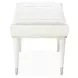 La Marisia Tranquil and Creamy Pearl 61" Accent Bench