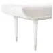La Marisia Tranquil and Creamy Pearl 61" Accent Bench