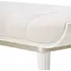 La Marisia Tranquil and Creamy Pearl 61" Accent Bench