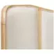 Camellia Field Cornsilk and Caramel King Upholstered Panel Bed with USB Charging